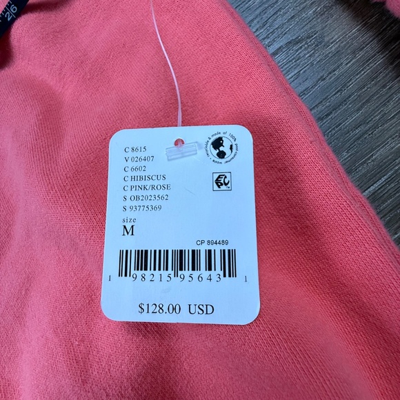 Free People FP Movement Away We Go Half Zip Hibiscus NWT M Oversized, Iridescent - Picture 7 of 16